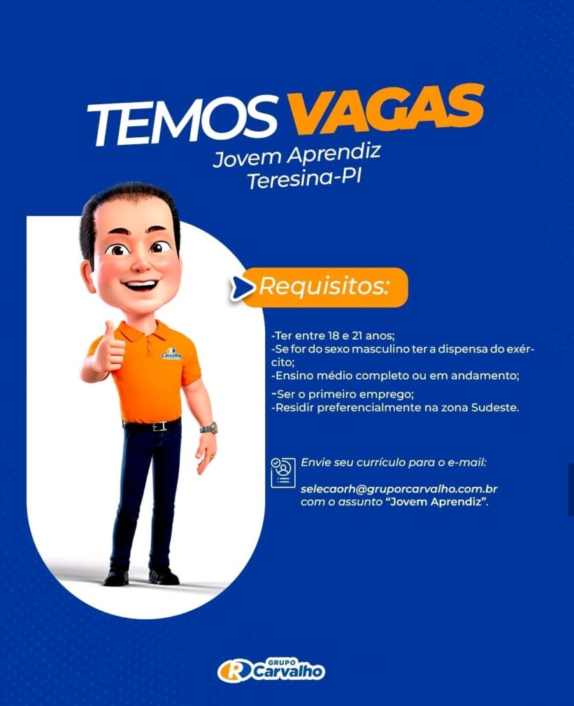 Vaga para Jovem Aprendiz