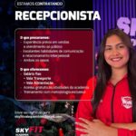 Vaga para Recepcionista
