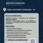 Vaga para Recepcionista