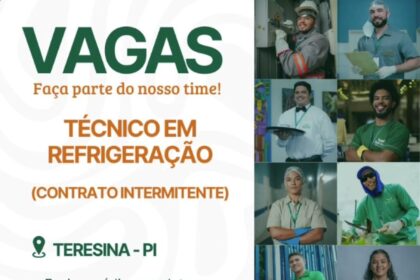 Vaga para Técnico em Refrigeração em Teresina