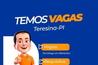 Vaga para Tecnólogo em Alimentos em Teresina