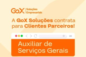 Vagas para Auxiliar de Serviços Gerais e Auxiliar ADM/ Financeiro