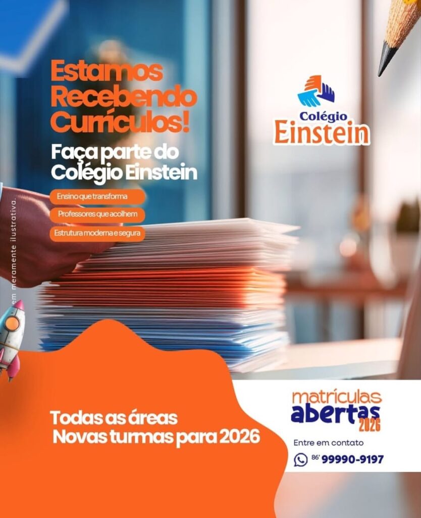 Vagas para Todas as Áreas (Colégio Einstein)