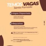 Diversas vagas de emprego