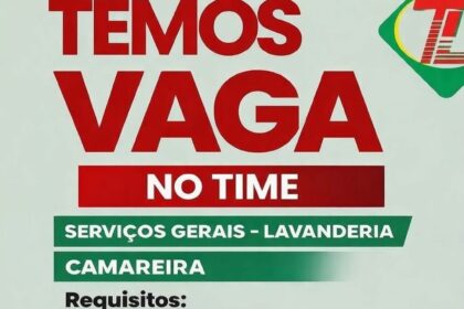 Diversas vagas de emprego