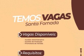 Diversas vagas de emprego