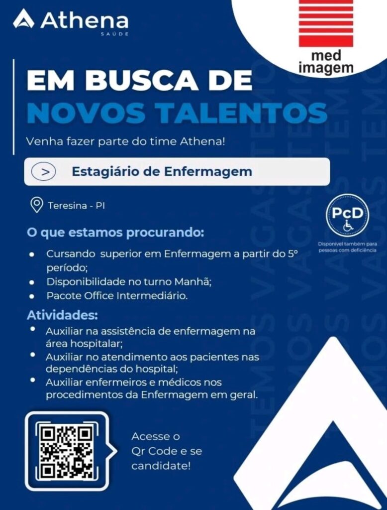 Vaga de Estágio para Enfermagem