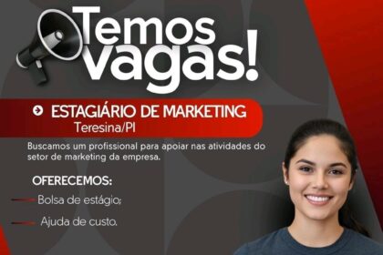 Vaga de Estágio para Marketing