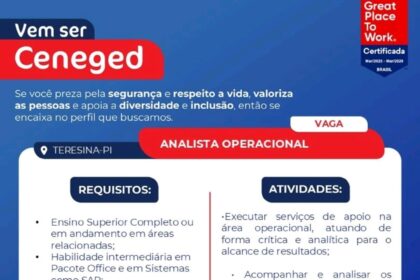 Vaga de emprego para Analista Operacional
