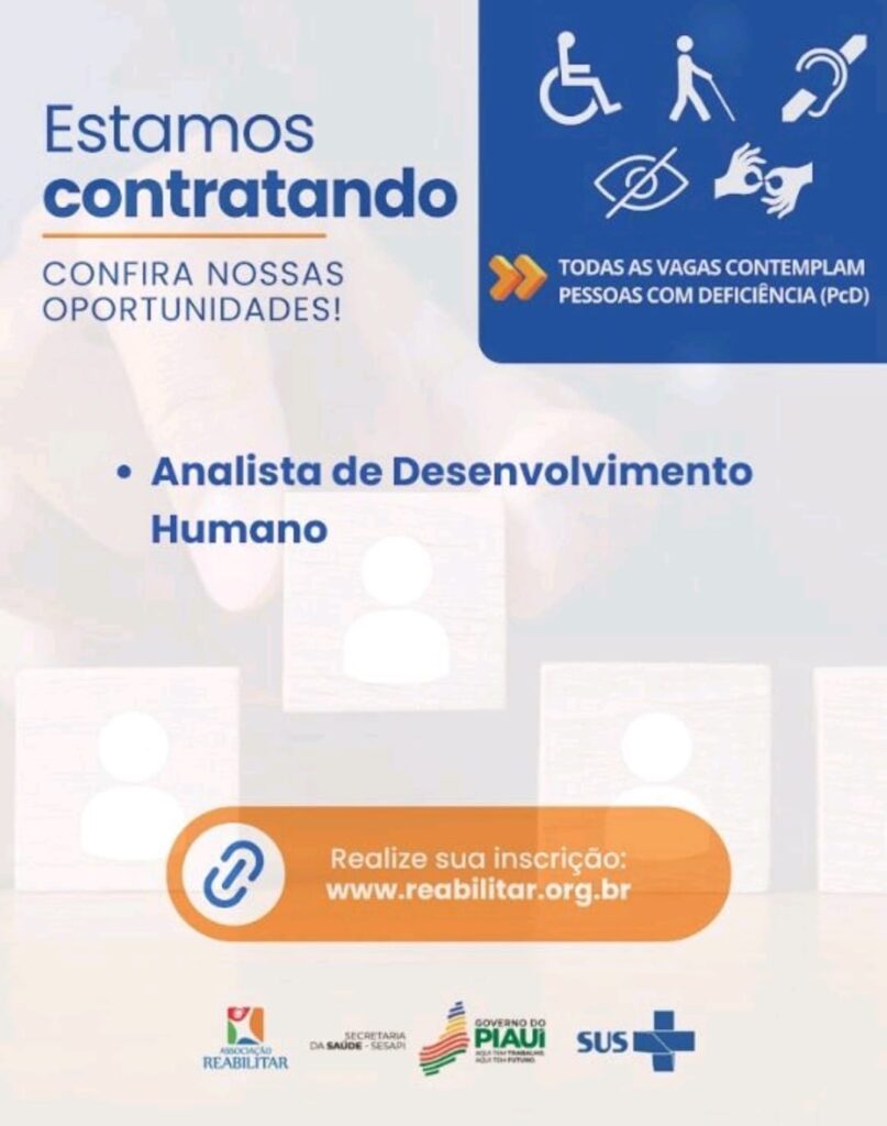 Vaga de emprego para Analista de Desenvolvimento Humano