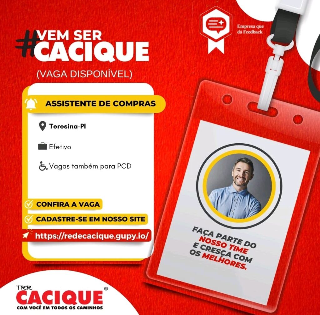 Vaga de emprego para Assistente de Compras