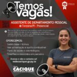 Vaga de emprego para Assistente de DP