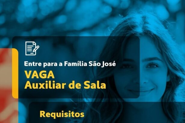 Vaga de emprego para Auxiliar de Sala