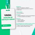Vaga de emprego para Auxiliar de Serviços Gerais