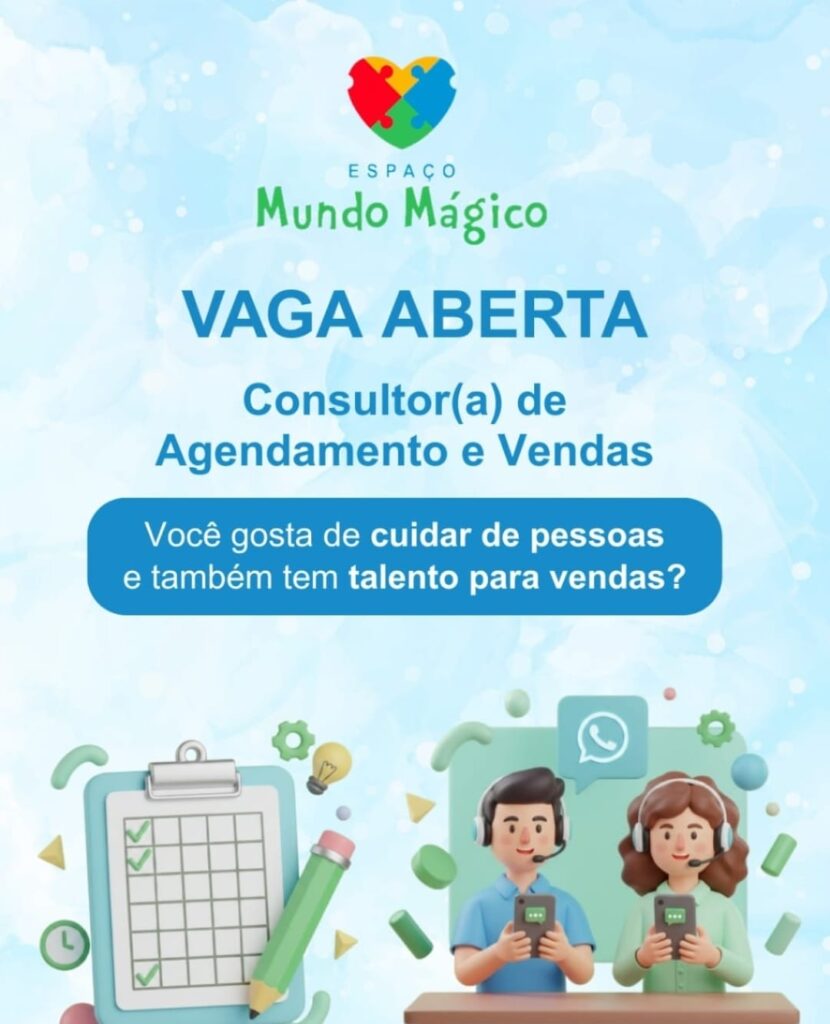 Vaga de emprego para Consultor(a) de Agendamento e Vendas
