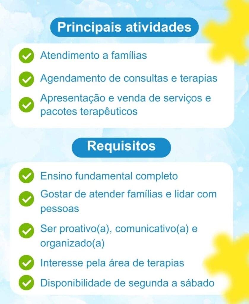 Vaga de emprego para Consultor(a) de Agendamento e Vendas