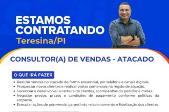 Vaga de emprego para Consultor(a) de Vendas