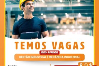 Vaga de emprego para Jovem Aprendiz