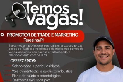 Vaga de emprego para Promotor de Trade e Marketing