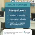 Vaga de emprego para Recepcionista