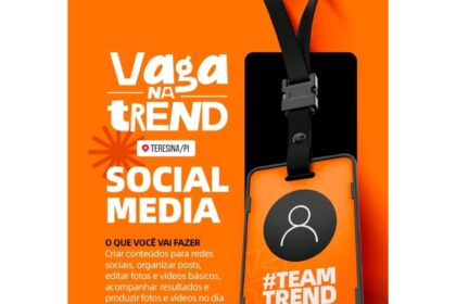 Vaga de emprego para Social Media