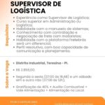 Vaga de emprego para Supervisor de Logística