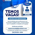 Vaga de emprego para Técnico em Enfermagem