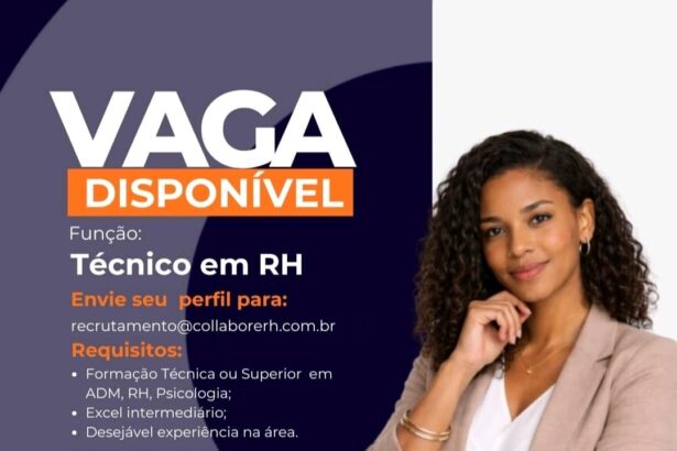 Vaga de emprego para Técnico em RH