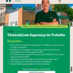 Vaga de emprego para Técnico em Segurança do Trabalho