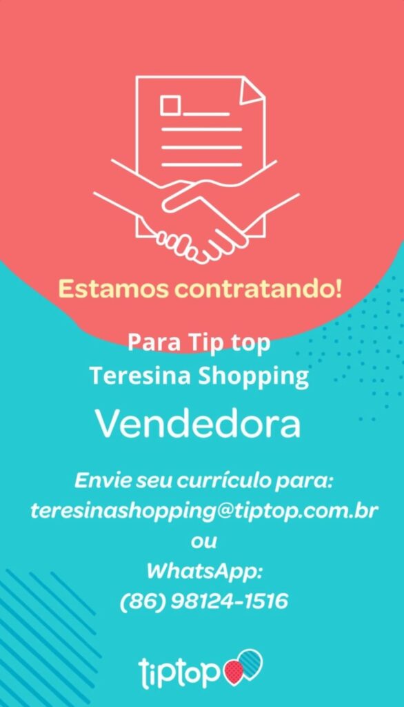 Vaga de emprego para Vendedora