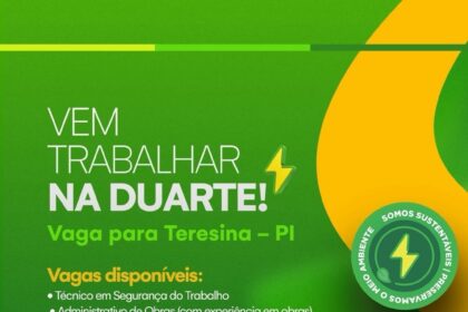 Diversas vagas de emprego