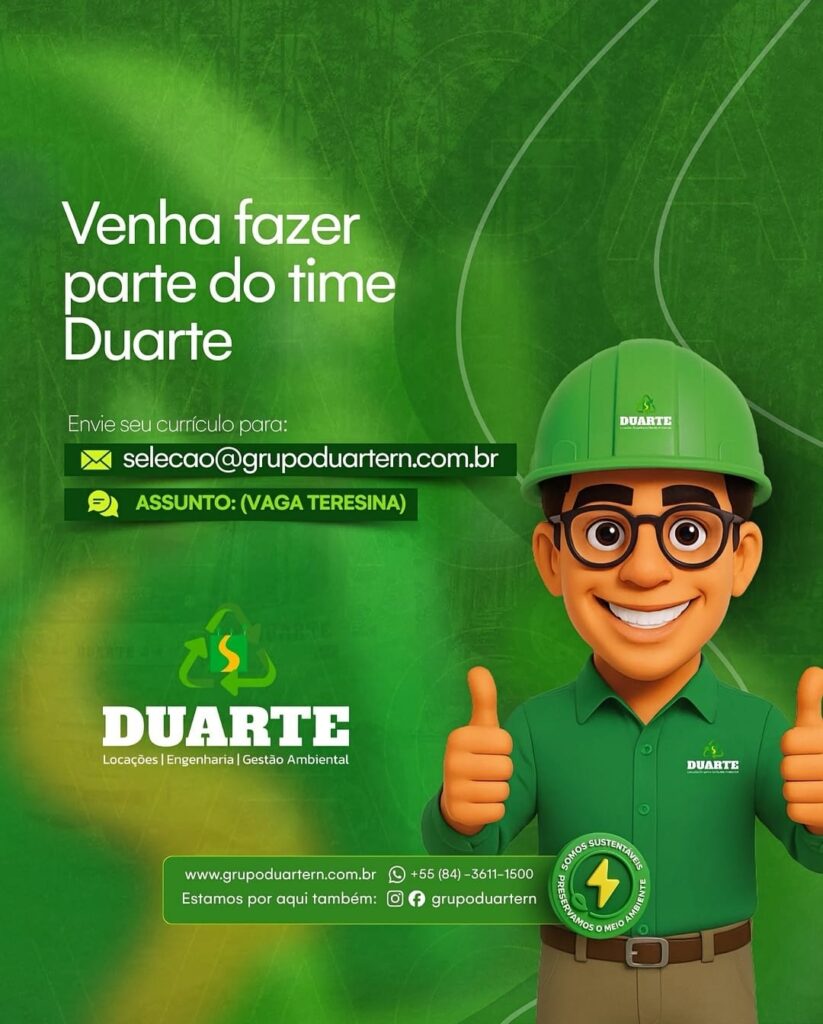 Diversas vagas de emprego