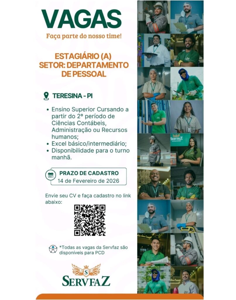 Vaga de Estágio para DP