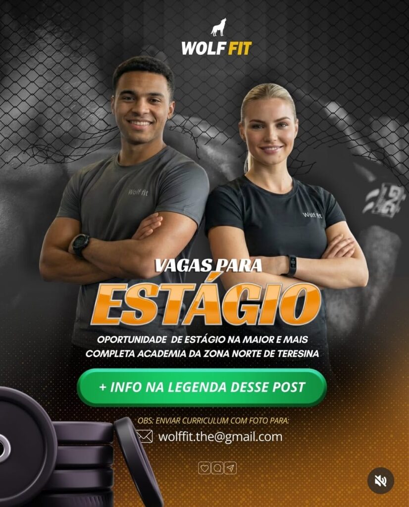 Vaga de Estágio para Ed. Física