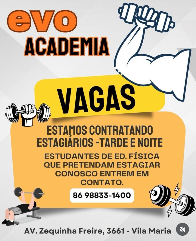 Vaga de Estágio para Ed. Física
