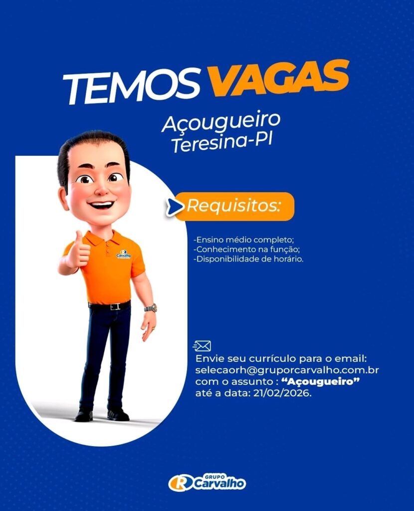 Vaga de emprego para Açougueiro