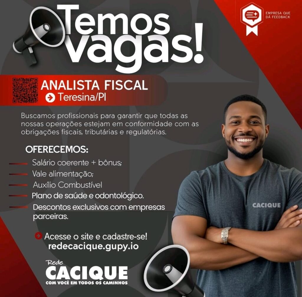 Vaga de emprego para Analista Fiscal