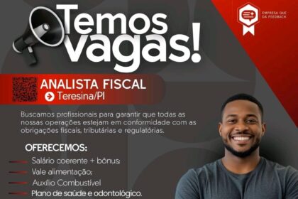 Vaga de emprego para Analista Fiscal