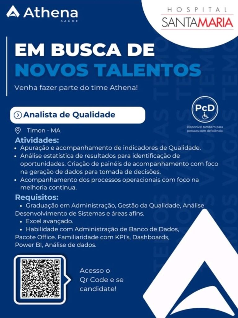 Vaga de emprego para Analista de Qualidade