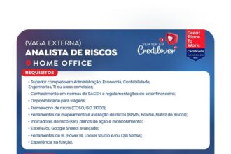 Vaga de emprego para Analista de Riscos (Home Office)