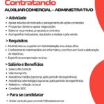 Vaga de emprego para Auxiliar Comercial