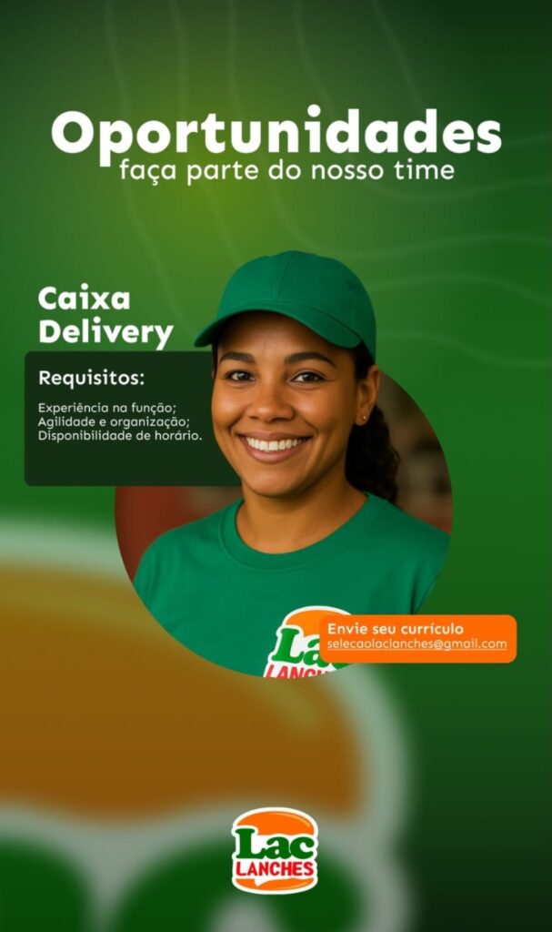 Vaga de emprego para Caixa Delivery