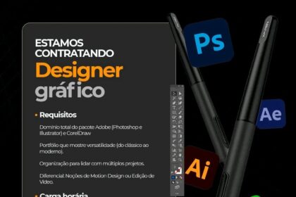 Vaga de emprego para Designer Gráfico