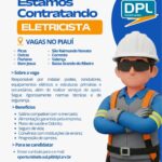 Vaga de emprego para Eletricista no Piauí