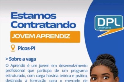 Vaga de emprego para Jovem Aprendiz