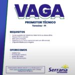 Vaga de emprego para Promotor Técnico