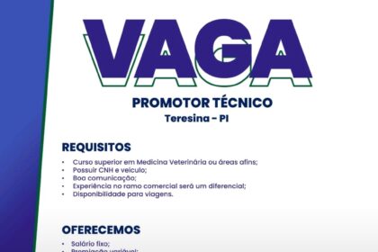 Vaga de emprego para Promotor Técnico