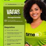 Vaga de emprego para Recepcionista