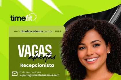 Vaga de emprego para Recepcionista