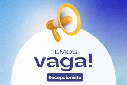 Vaga de emprego para Recepcionista